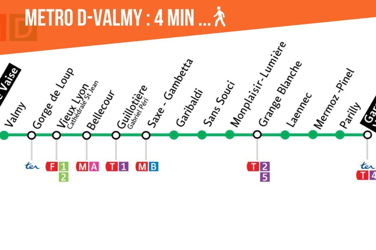 Le 9Eme- Metro Valmy-Homalyon Apartment Ngoại thất bức ảnh